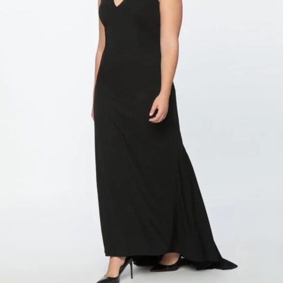 Eloquii Evening Gown (Deep V-Neck) - Picture 5 of 5